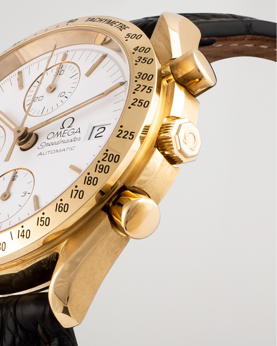 Heren | Pre-Owned & Vintage Watches | Omega Pre-Owned | Speedmaster Date 18K 3611.20.29 Steel White