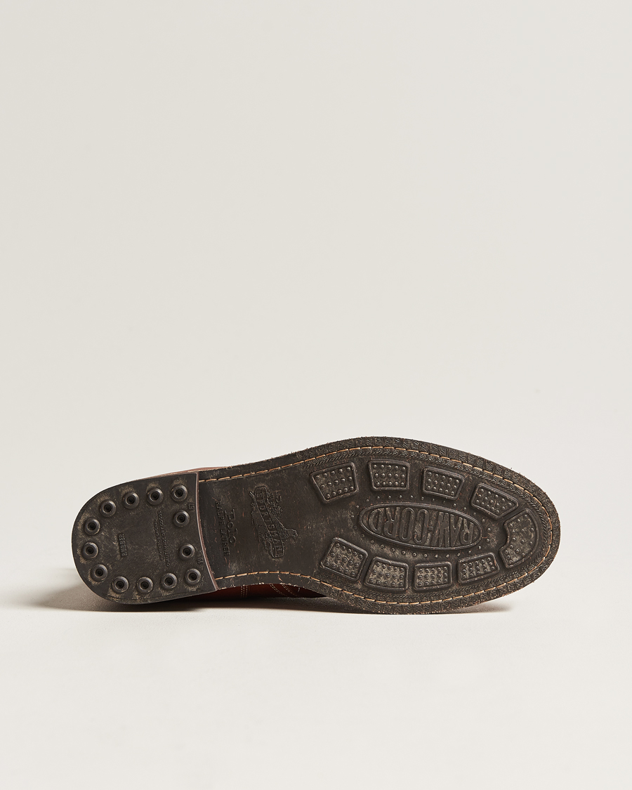 Heren | Polo Ralph Lauren RL Oiled Leather Boot Peanut | Polo Ralph Lauren | RL Oiled Leather Boot Peanut
