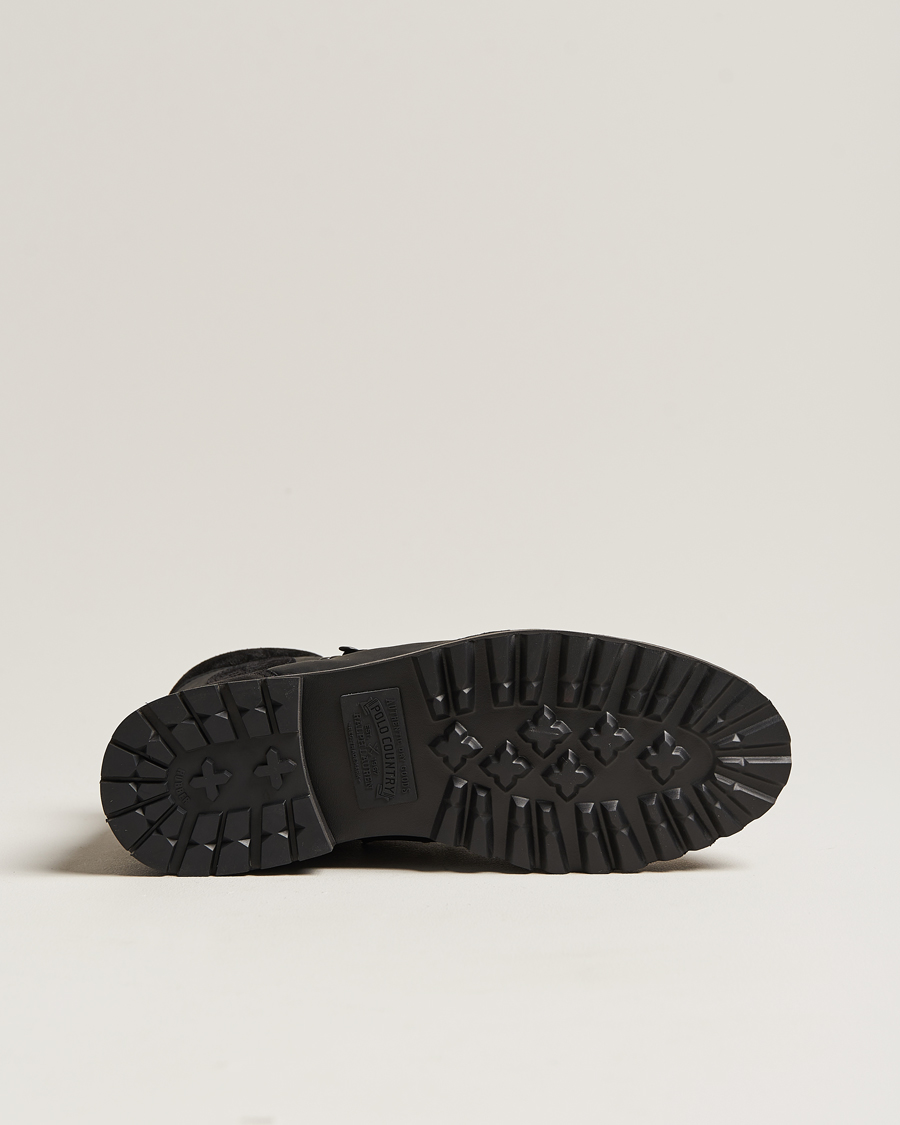 Heren | Polo Ralph Lauren Alpine Boot Black Leather | Polo Ralph Lauren | Alpine Boot Black Leather