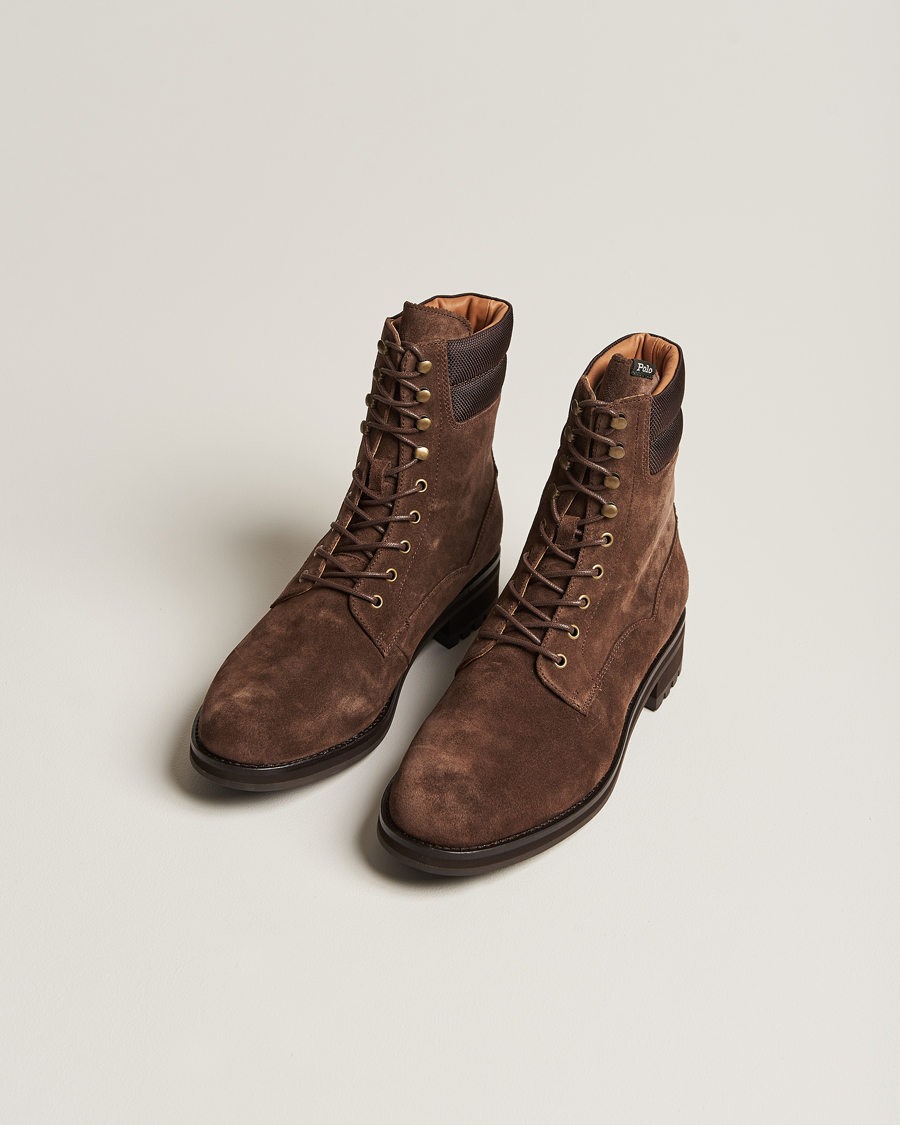 Heren |  | Polo Ralph Lauren | Bryson Suede Boot Chocolate Brown
