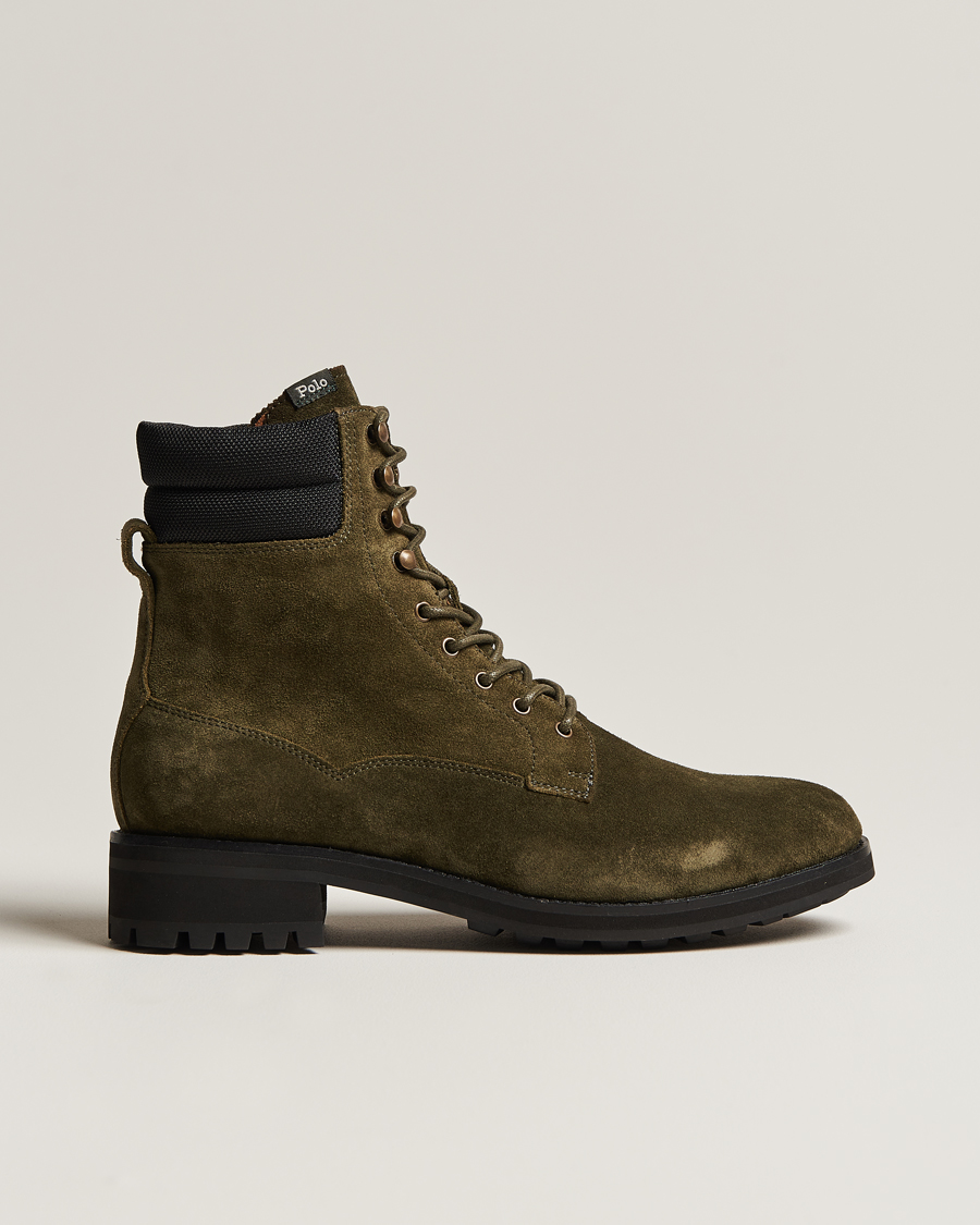 Heren | Polo Ralph Lauren Bryson Suede Boot Olive | Polo Ralph Lauren | Bryson Suede Boot Olive
