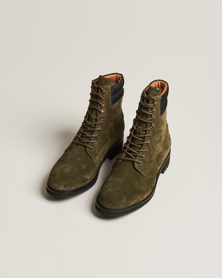 Heren | Polo Ralph Lauren Bryson Suede Boot Olive | Polo Ralph Lauren | Bryson Suede Boot Olive