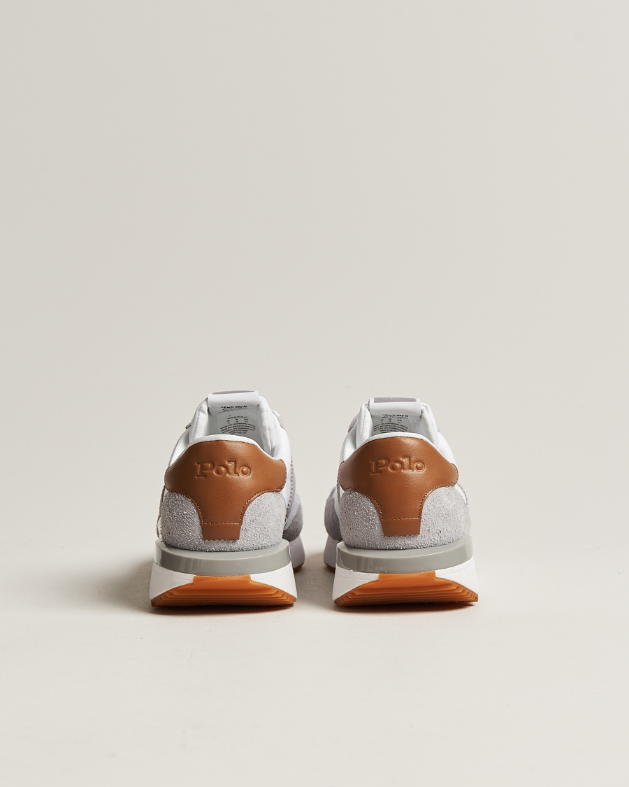 Heren | Polo Ralph Lauren Train 89 Running Sneaker White/Grey | Polo Ralph Lauren | Train 89 Running Sneaker White/Grey