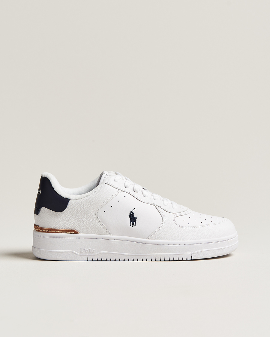 Heren | Sneakers | Polo Ralph Lauren | Masters Court Sneakers White/Navy