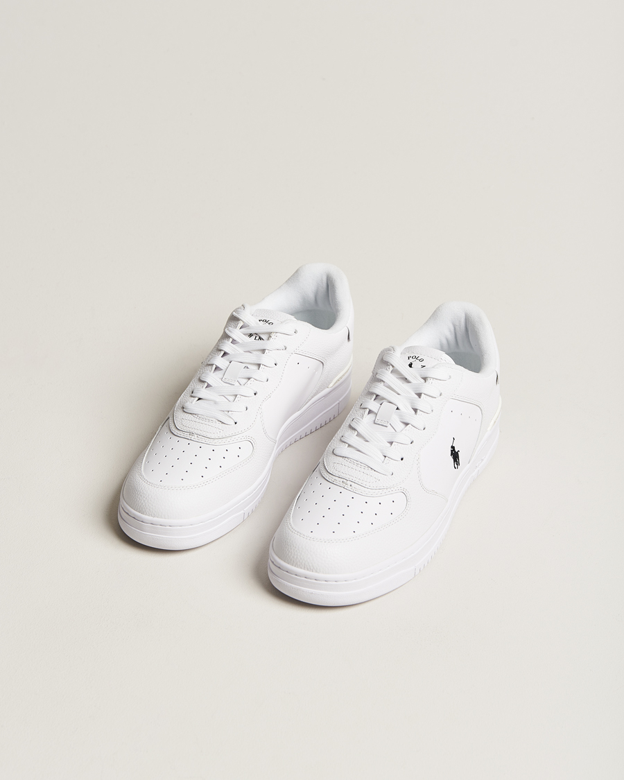 Heren |  | Polo Ralph Lauren | Masters Court Sneaker White/White/Black PP