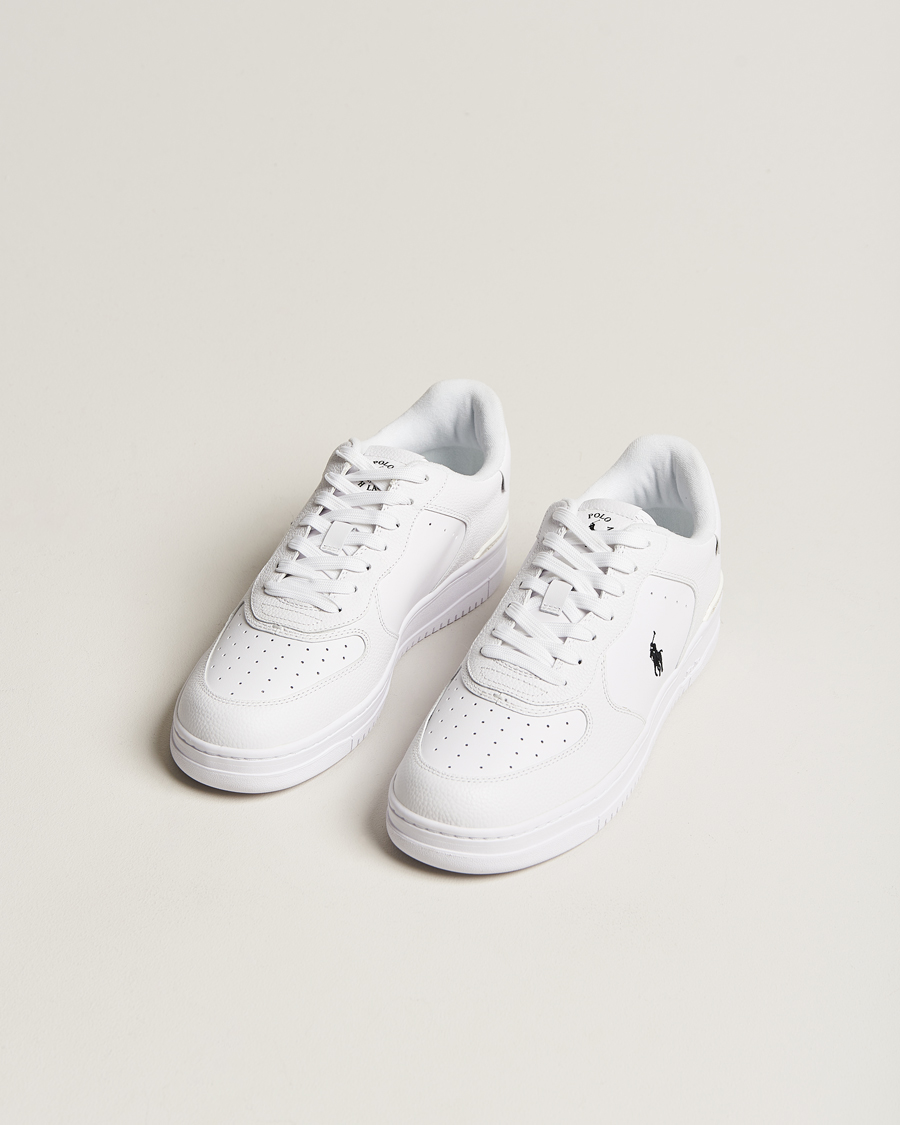 Heren | Sneakers | Polo Ralph Lauren | Masters Court Sneakers White/Black