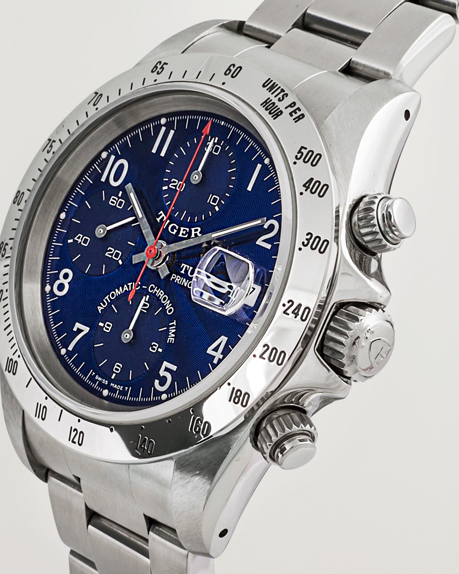 Heren | Pre-Owned & Vintage Watches | Tudor Pre-Owned | Tiger Prince Date Chronograph 72980 Steel Blue