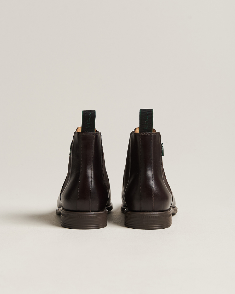 Heren | PS Paul Smith Cedric Leather Chelsea Boot Dark Brown | PS Paul Smith | Cedric Leather Chelsea Boot Dark Brown