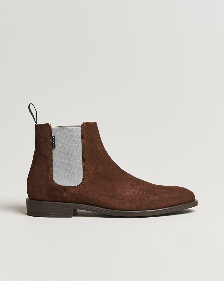 Heren | PS Paul Smith | PS Paul Smith | Cedric Suede Chelsea Boot Chocolate