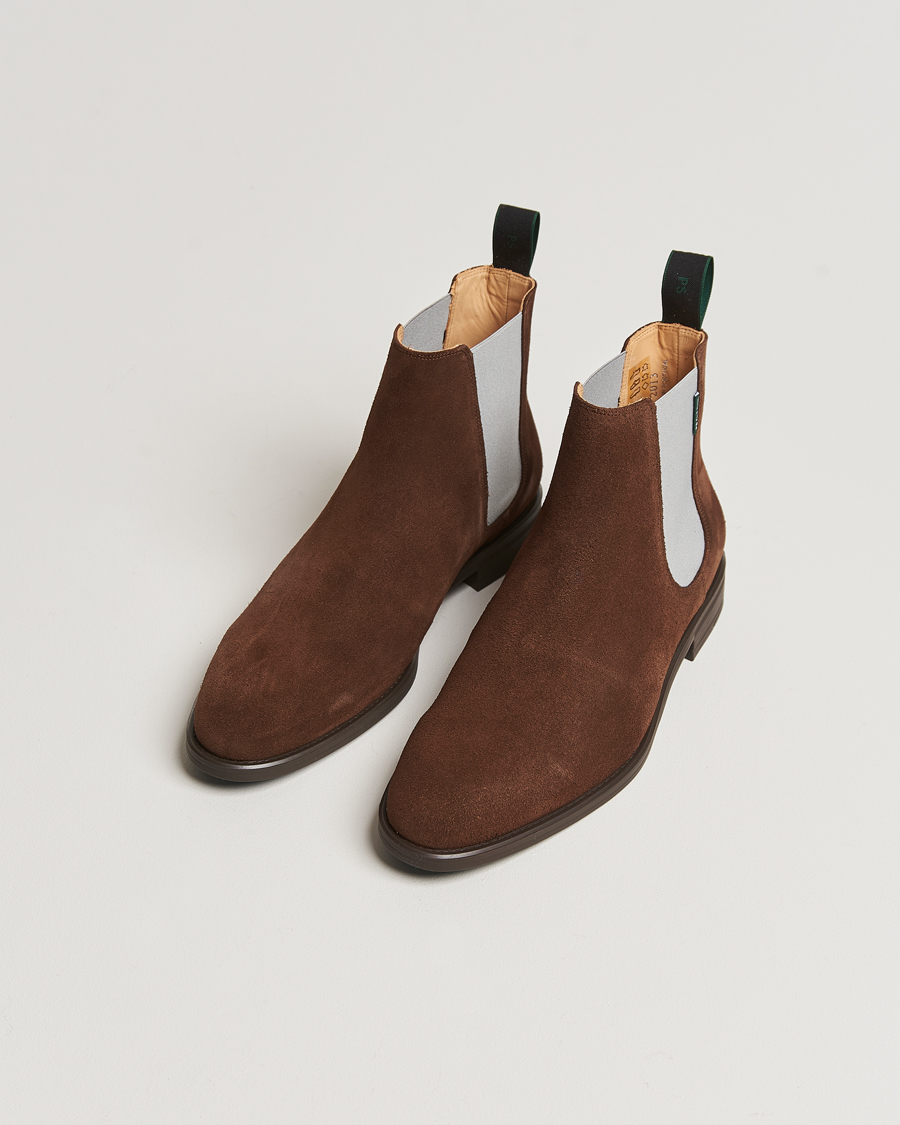 Heren |  | PS Paul Smith | Cedric Suede Chelsea Boot Chocolate