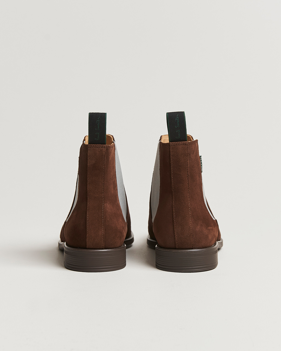 Heren | PS Paul Smith Cedric Suede Chelsea Boot Chocolate | PS Paul Smith | Cedric Suede Chelsea Boot Chocolate
