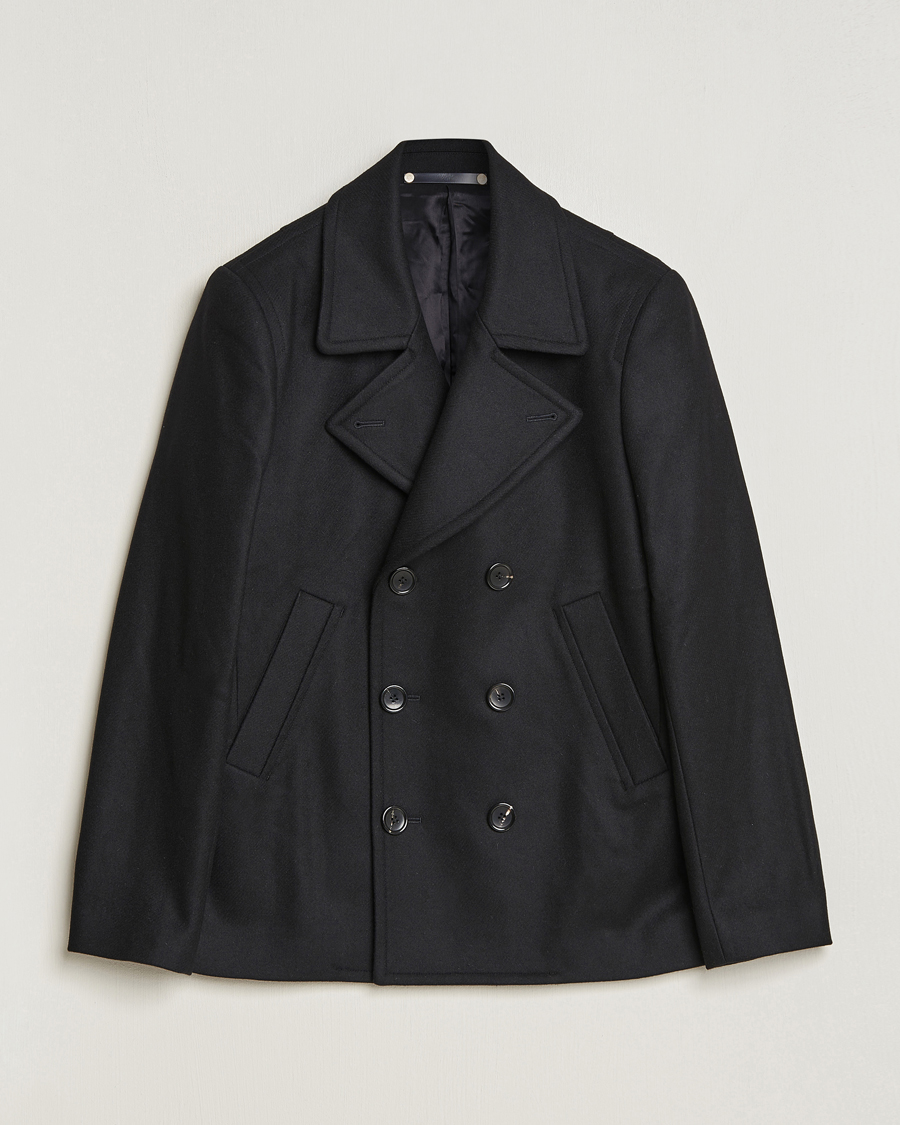 Heren | Jassen | PS Paul Smith | Wool Peacoat Black