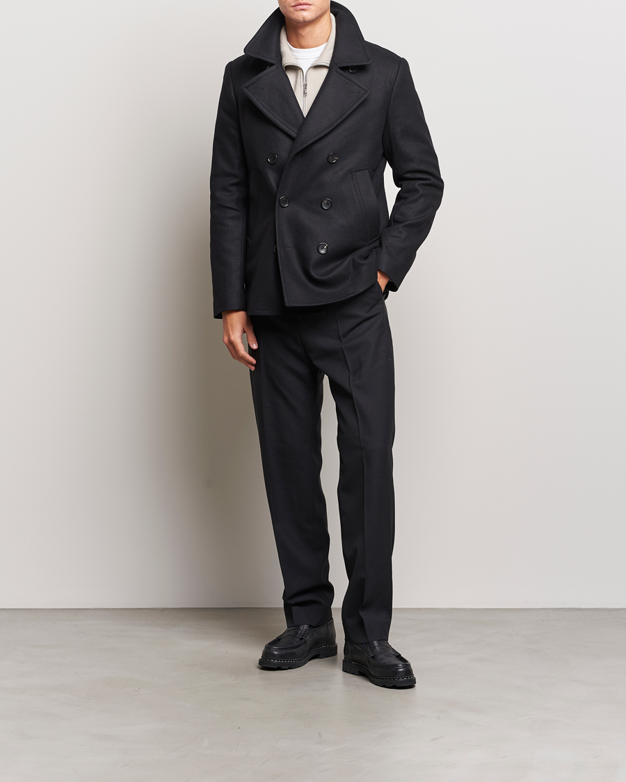 Heren | Jassen | PS Paul Smith | Wool Peacoat Black