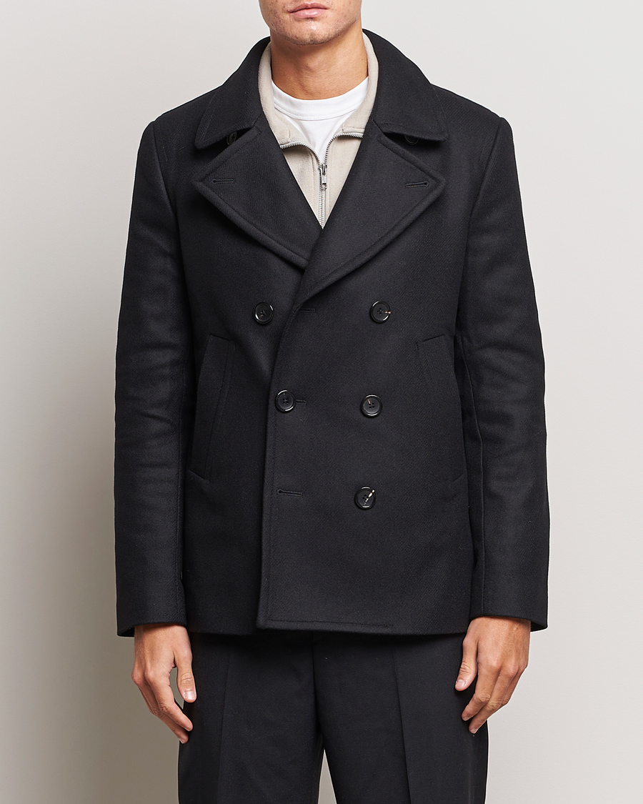 Heren | Jassen | PS Paul Smith | Wool Peacoat Black