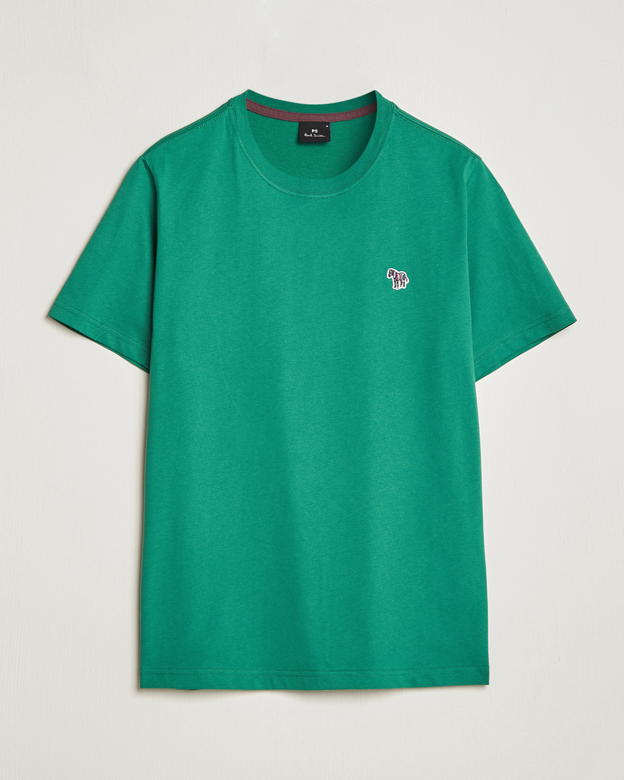 Heren | PS Paul Smith | PS Paul Smith | Organic Cotton Zebra T-Shirt Green