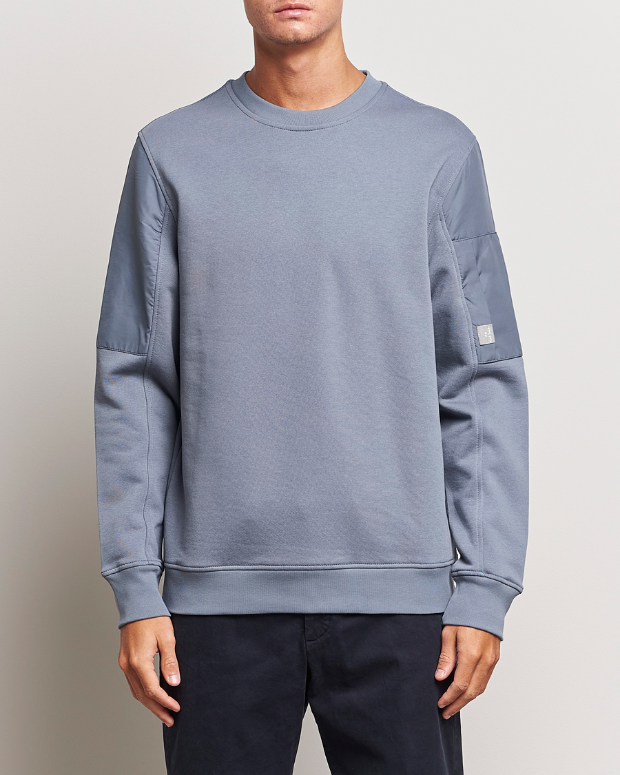 Heren | PS Paul Smith | PS Paul Smith | Organic Cotton Sweatshirt Washed Blue