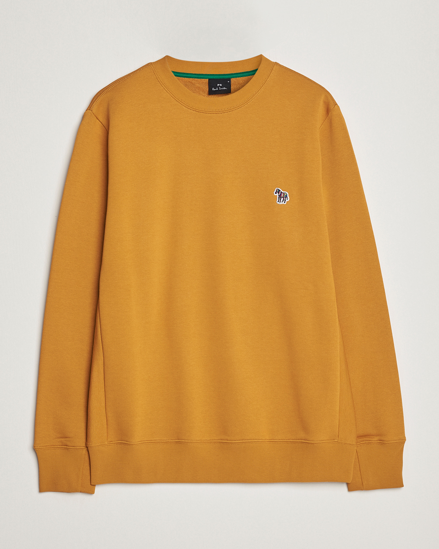 Heren | PS Paul Smith | PS Paul Smith | Organic Cotton Zebra Sweatshirt Yellow