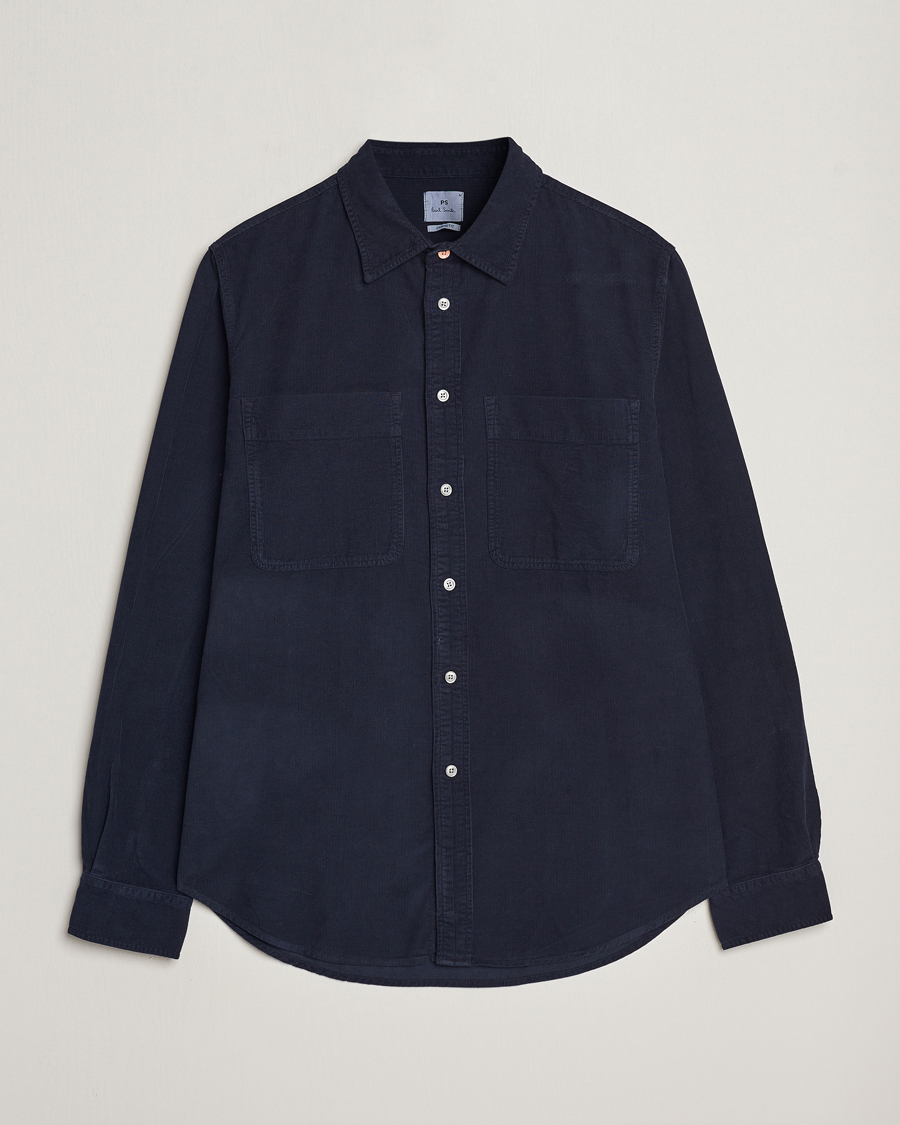 Heren | Overhemden | PS Paul Smith | Cotton Pocket Casual Shirt Navy