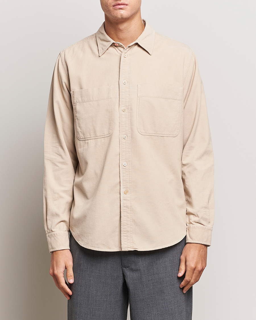 Heren | PS Paul Smith | PS Paul Smith | Cotton Pocket Casual Shirt Beige