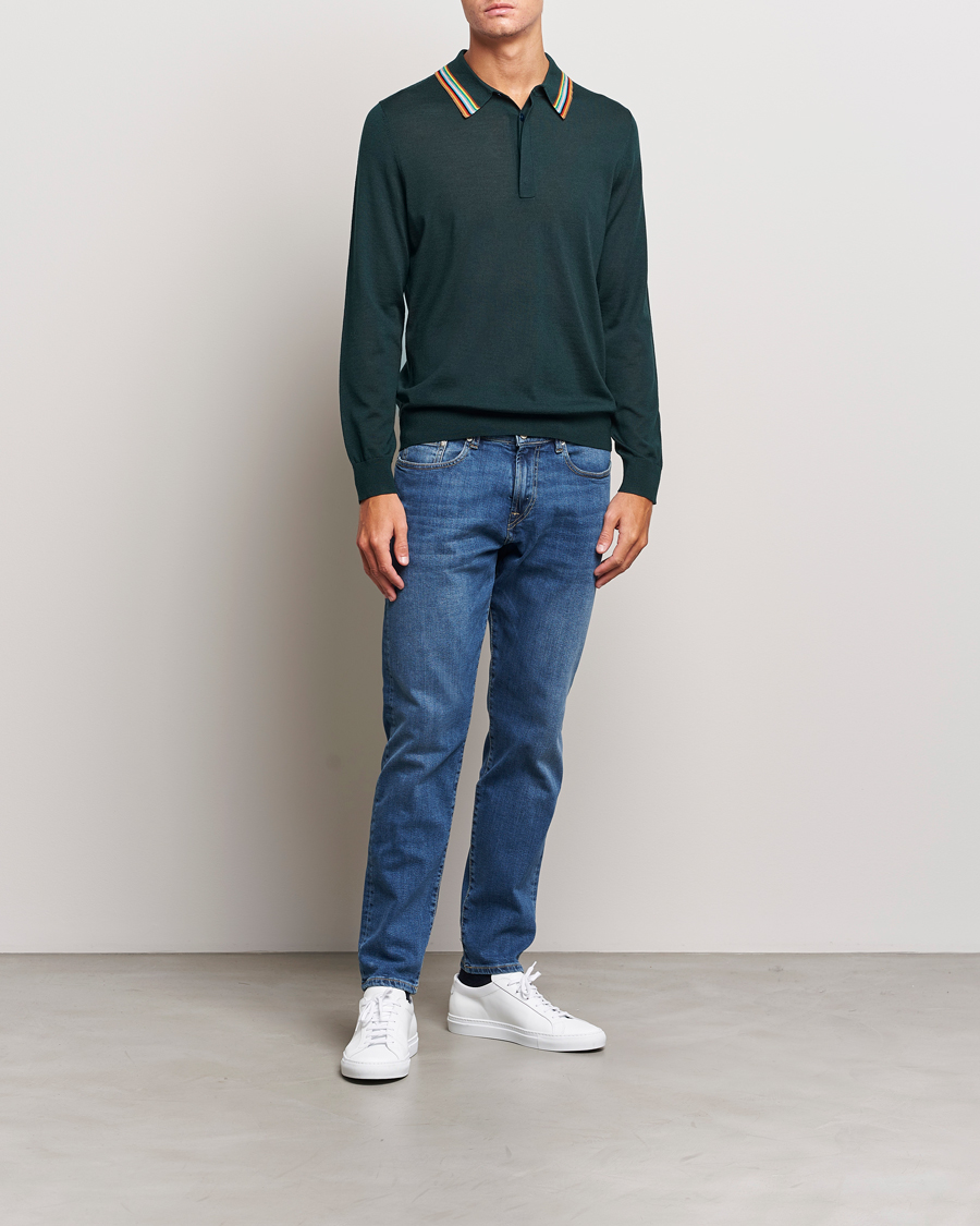 Heren | Jeans | PS Paul Smith | Tapered Fit Jeans Mid Blue