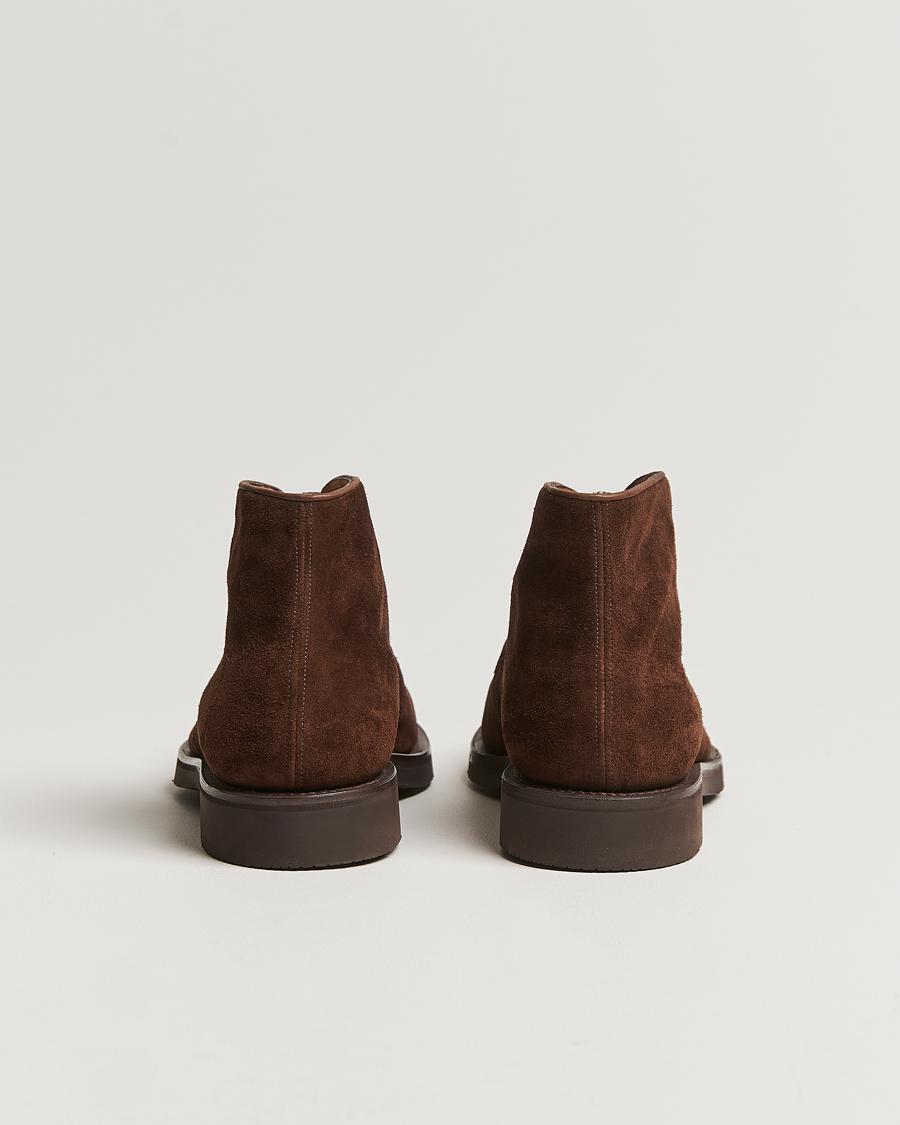 Heren | John Lobb Hackney Chukka Boots Dark Brown Suede | John Lobb | Hackney Chukka Boots Dark Brown Suede