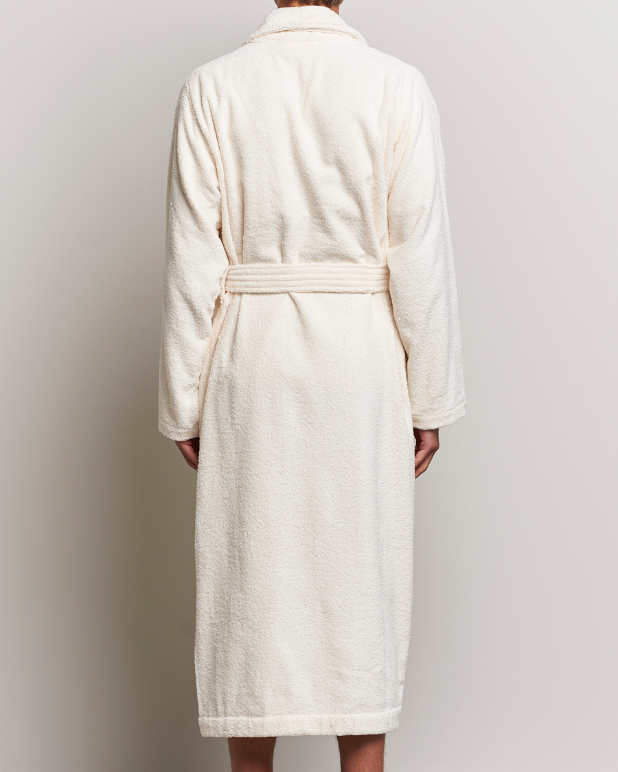 Heren | Pyjama's en gewaden | Tekla | Organic Terry Bathrobe Ivory