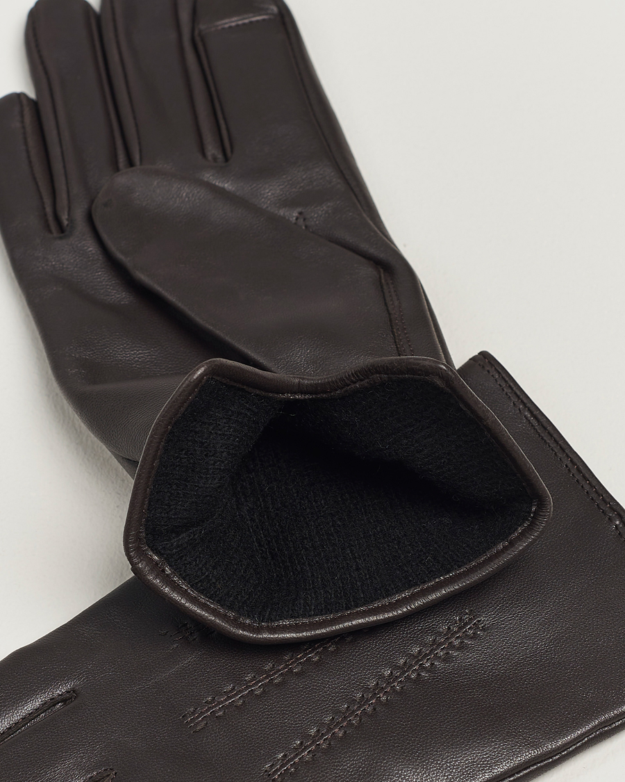 Heren | BOSS BLACK Hainz Leather Gloves Medium Brown | BOSS BLACK | Hainz Leather Gloves Medium Brown