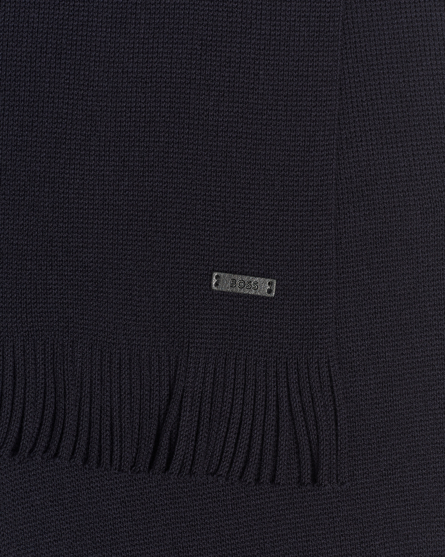 Heren | BOSS BLACK Albas Wool Scarf Dark Blue | BOSS BLACK | Albas Wool Scarf Dark Blue