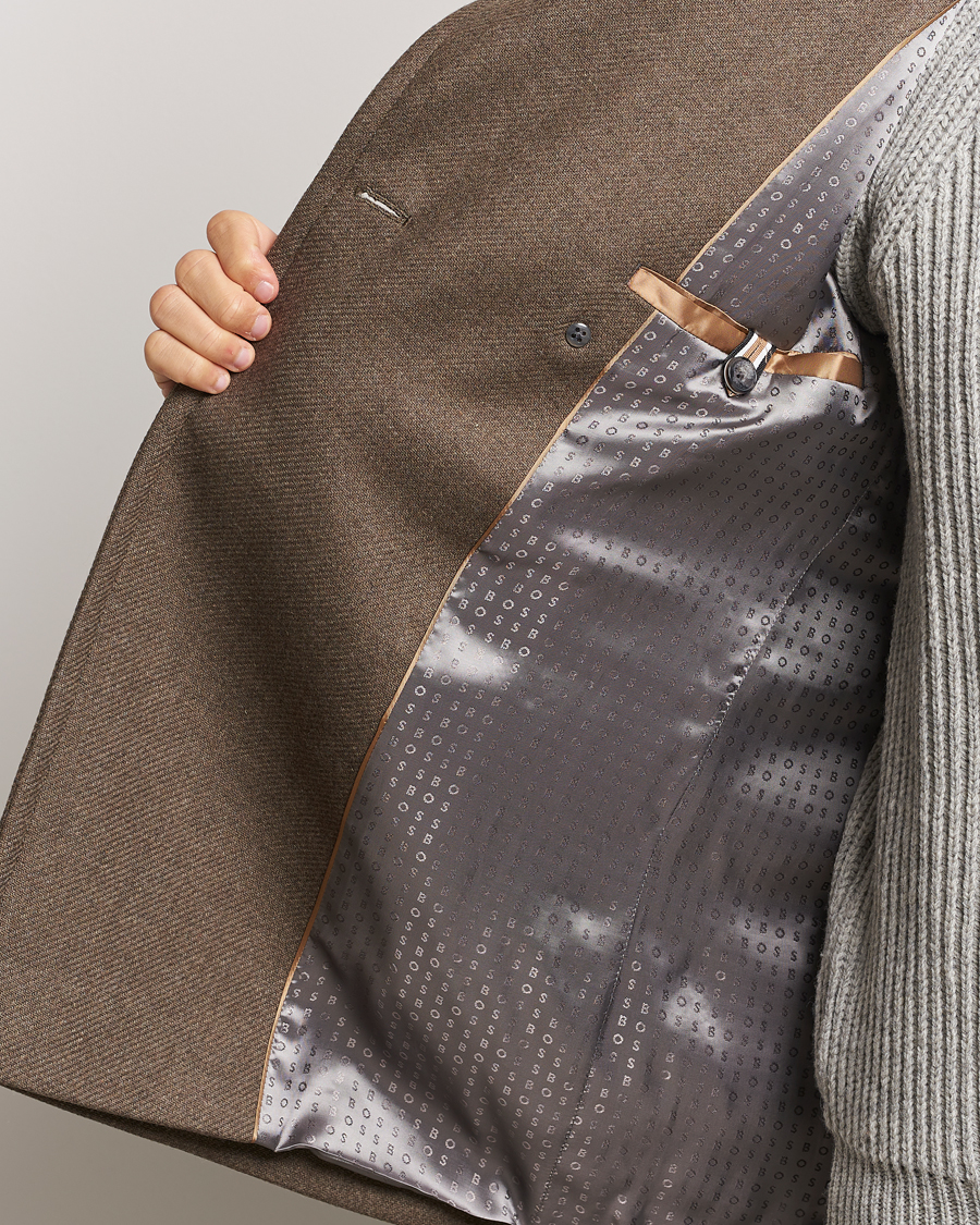 Heren | Jassen | BOSS BLACK | Hyde Peacoat Open Green