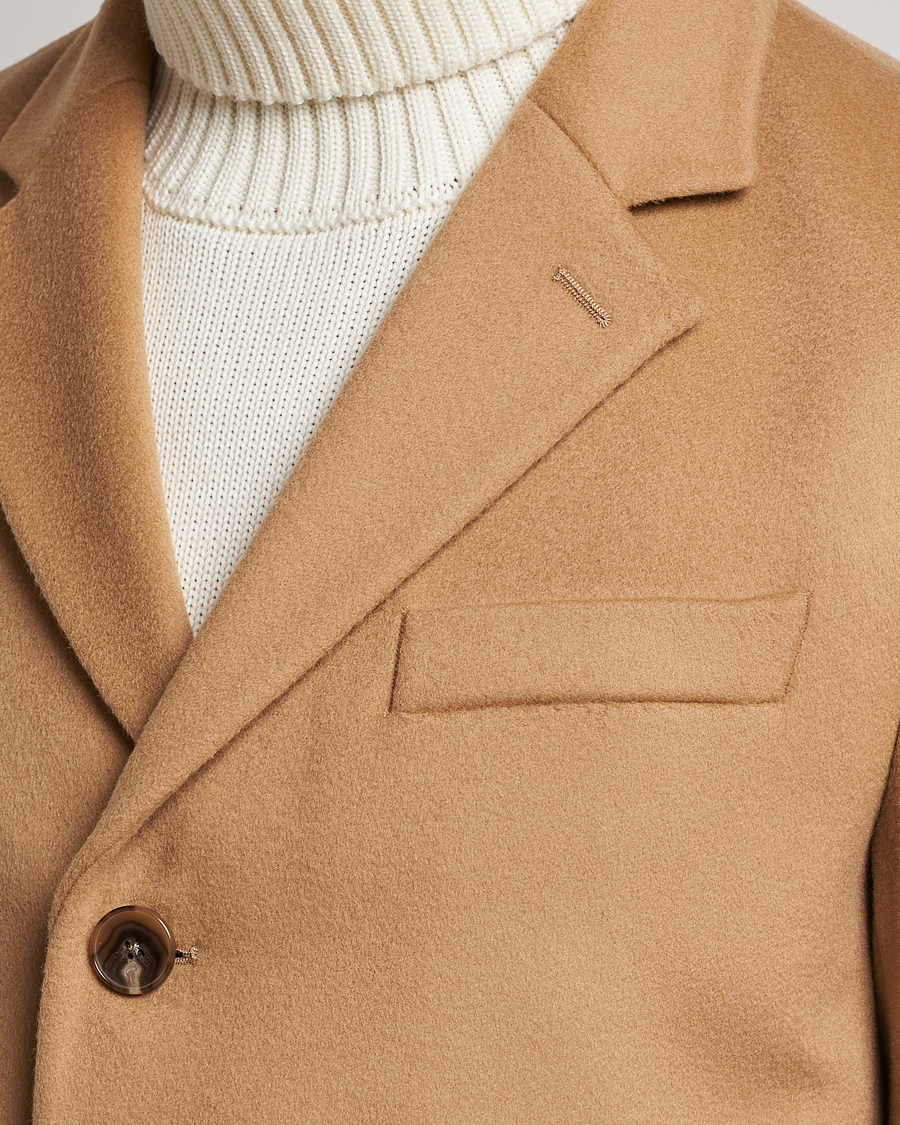 Heren | Jassen | BOSS BLACK | Hyde Wool/Cashmere Coat Medium Beige