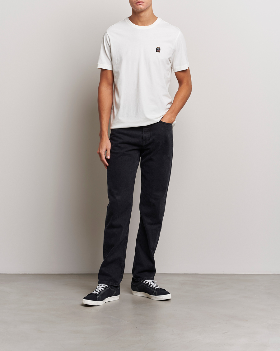 Heren | T-shirts | Parajumpers | Patch Crew Neck T-Shirt Off White