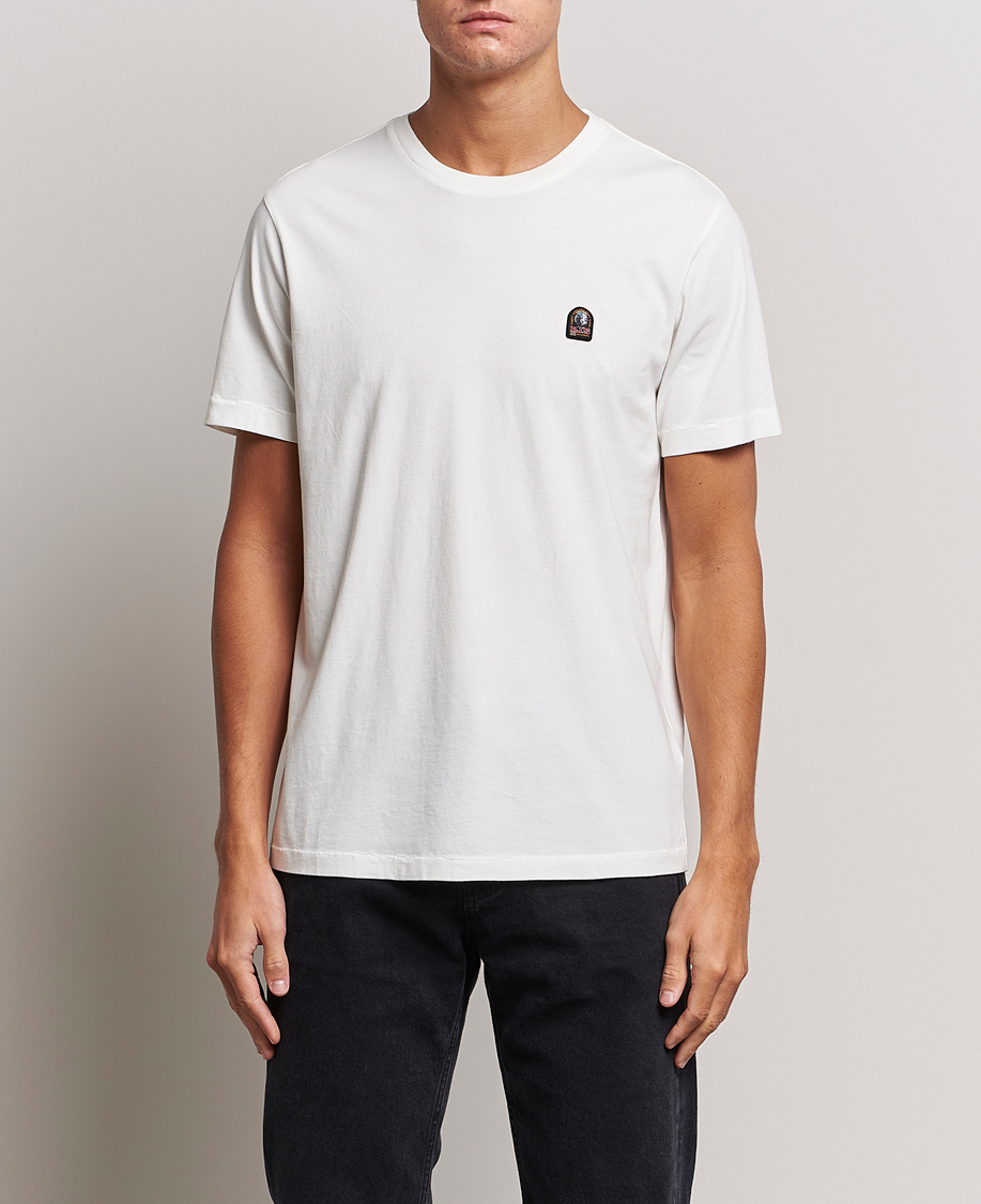 Heren | T-shirts | Parajumpers | Patch Crew Neck T-Shirt Off White