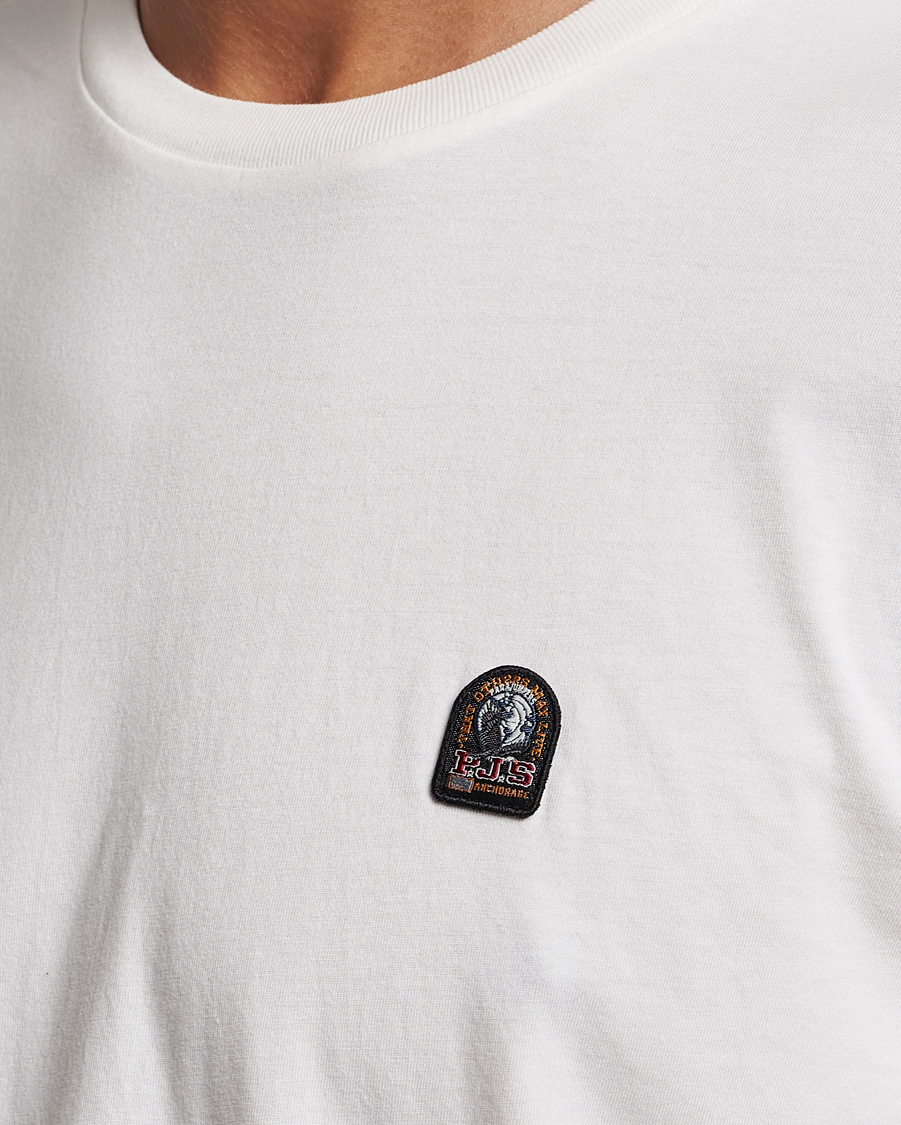 Heren | T-shirts | Parajumpers | Patch Crew Neck T-Shirt Off White