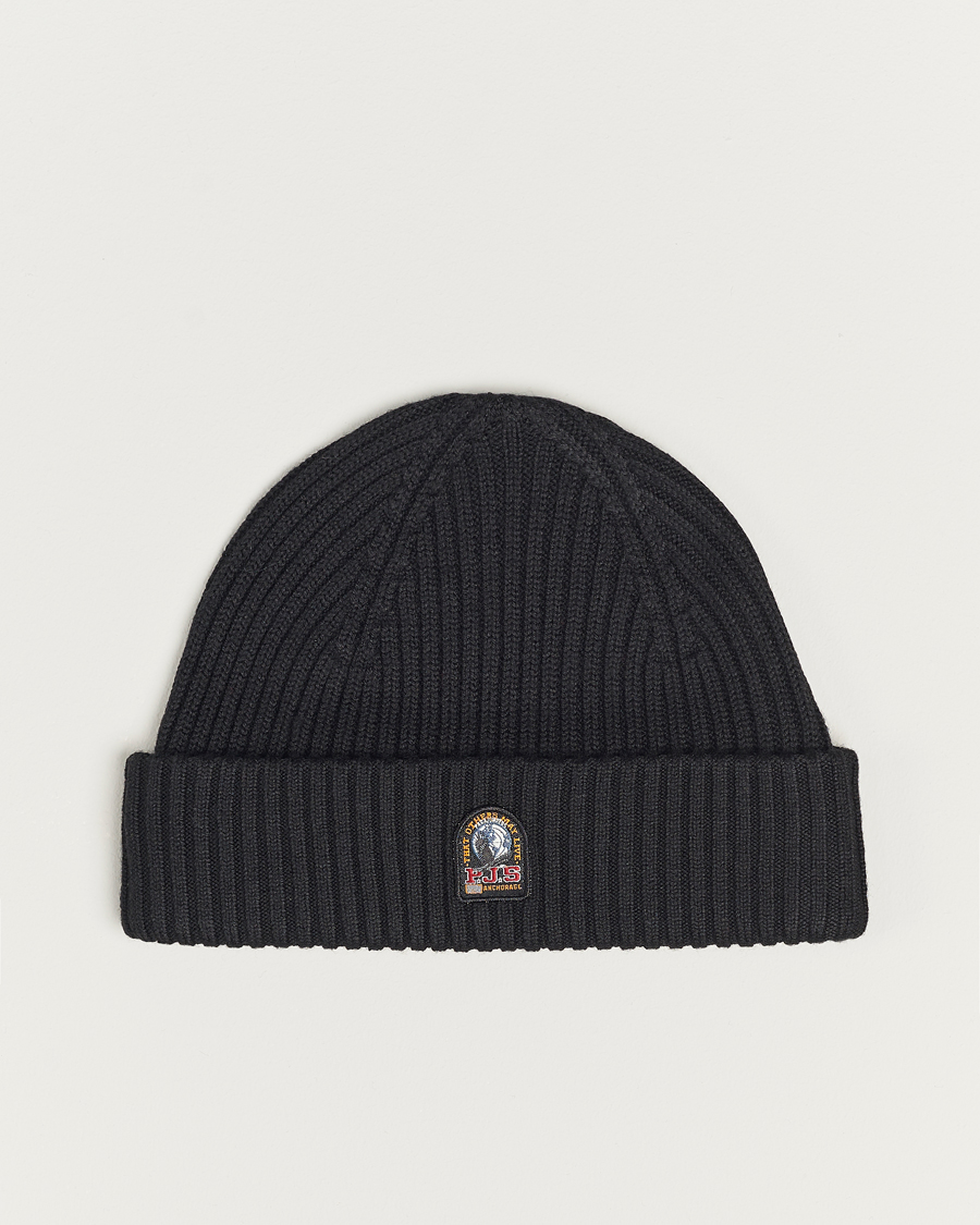 Heren | Accessoires | Parajumpers | Ribbed Hat Black