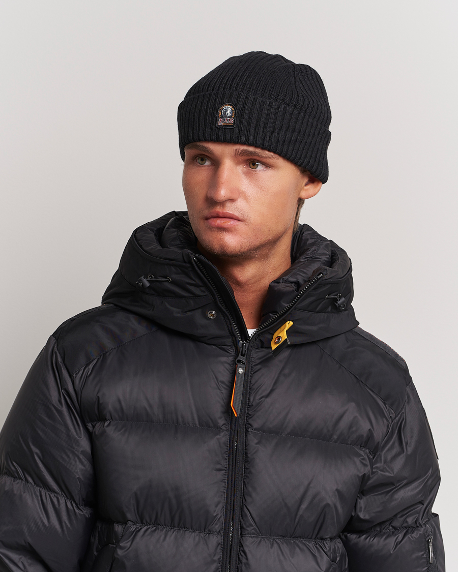 Heren | Accessoires | Parajumpers | Ribbed Hat Black