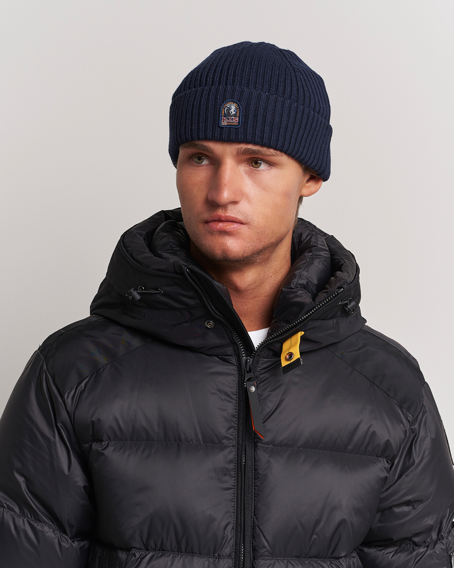Heren | Accessoires | Parajumpers | Ribbed Hat Navy