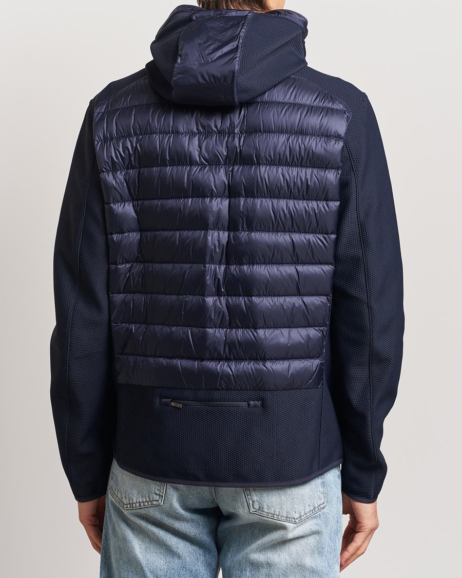Heren | Jassen | Parajumpers | Nolan Down Hybrid Hooded Jacket Navy