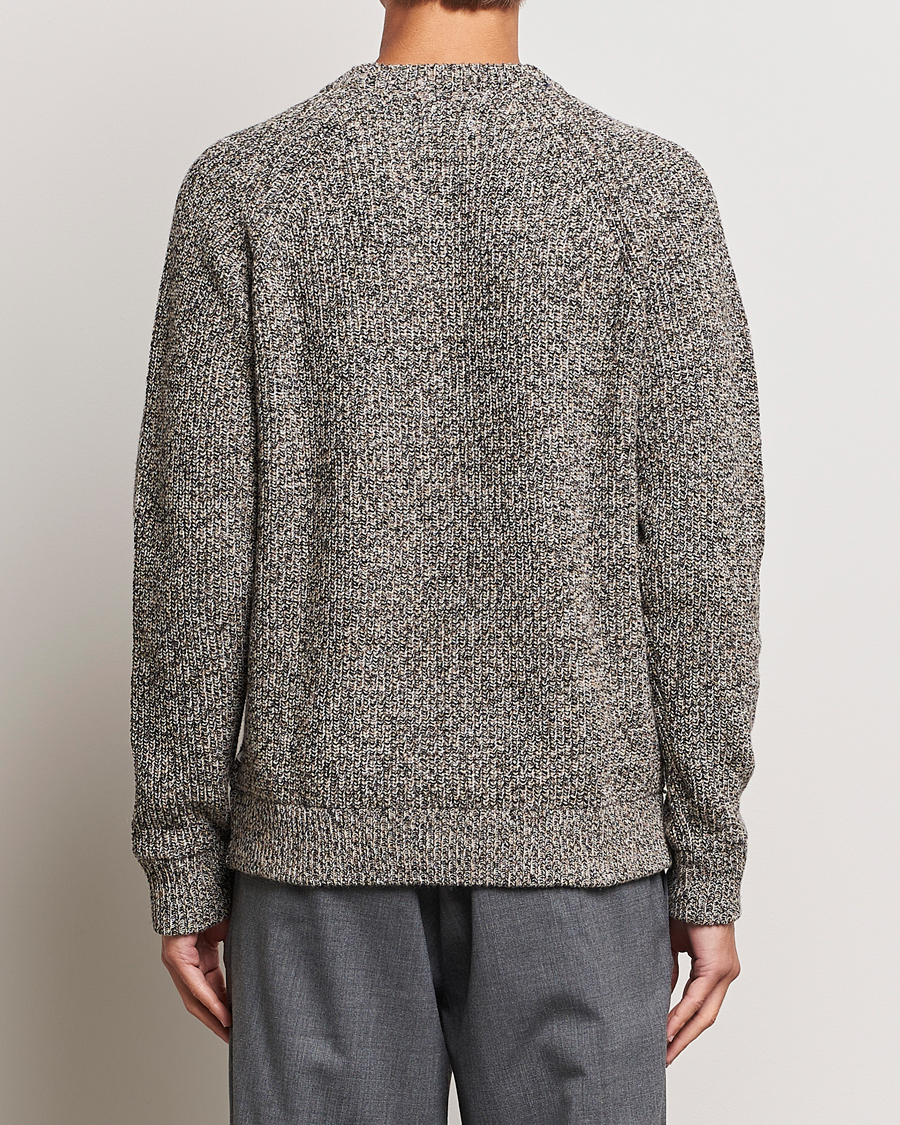 Heren | Truien | NN07 | Jacobo Heavy Knitted Sweater Khaki Melange
