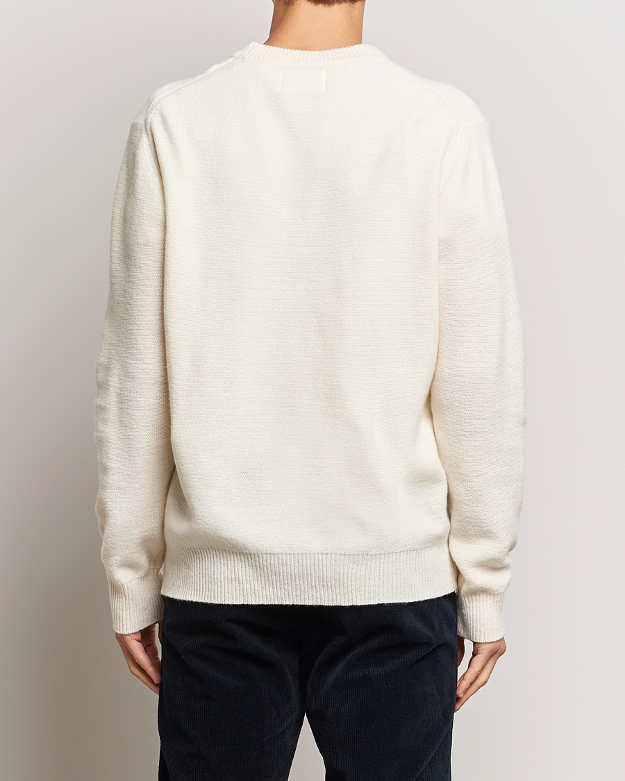 Heren | Truien | NN07 | Nigel Lambswool Knitted Crew Neck Ecru