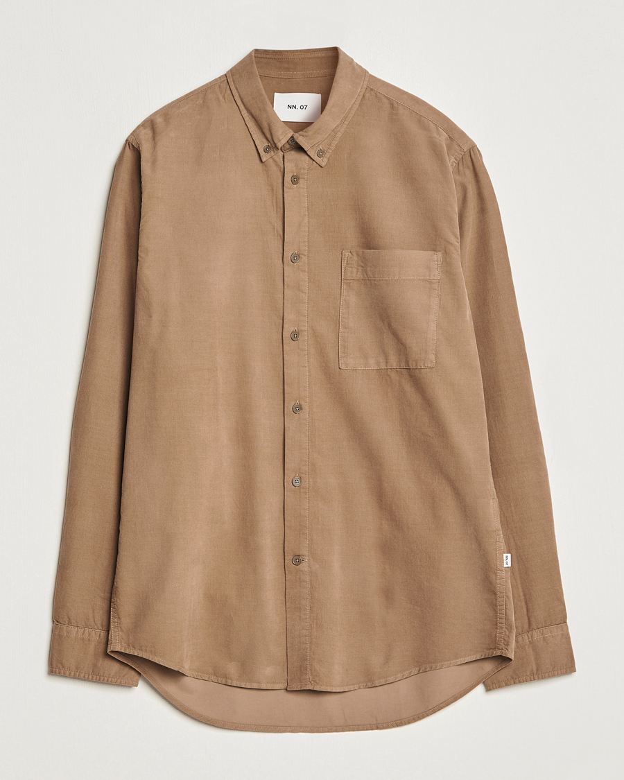 Heren | Overhemden | NN07 | Arne Baby Cord Shirt Shitake