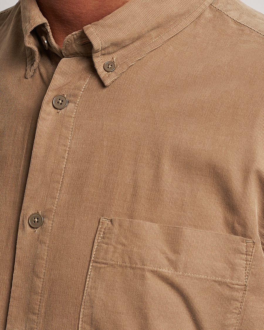 Heren | Overhemden | NN07 | Arne Baby Cord Shirt Shitake