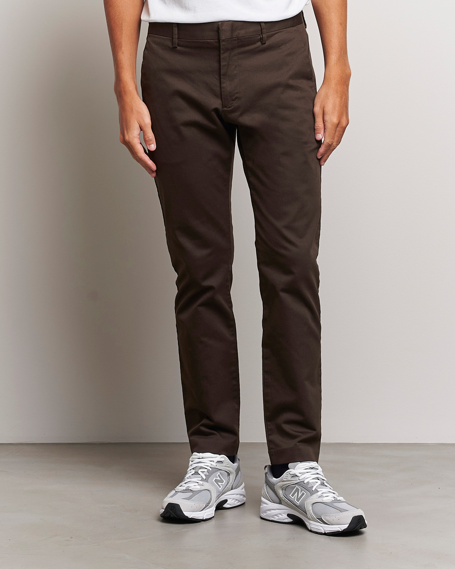 Heren | Broeken | NN07 | Theo Regular Fit Chinos Demitasse Brown