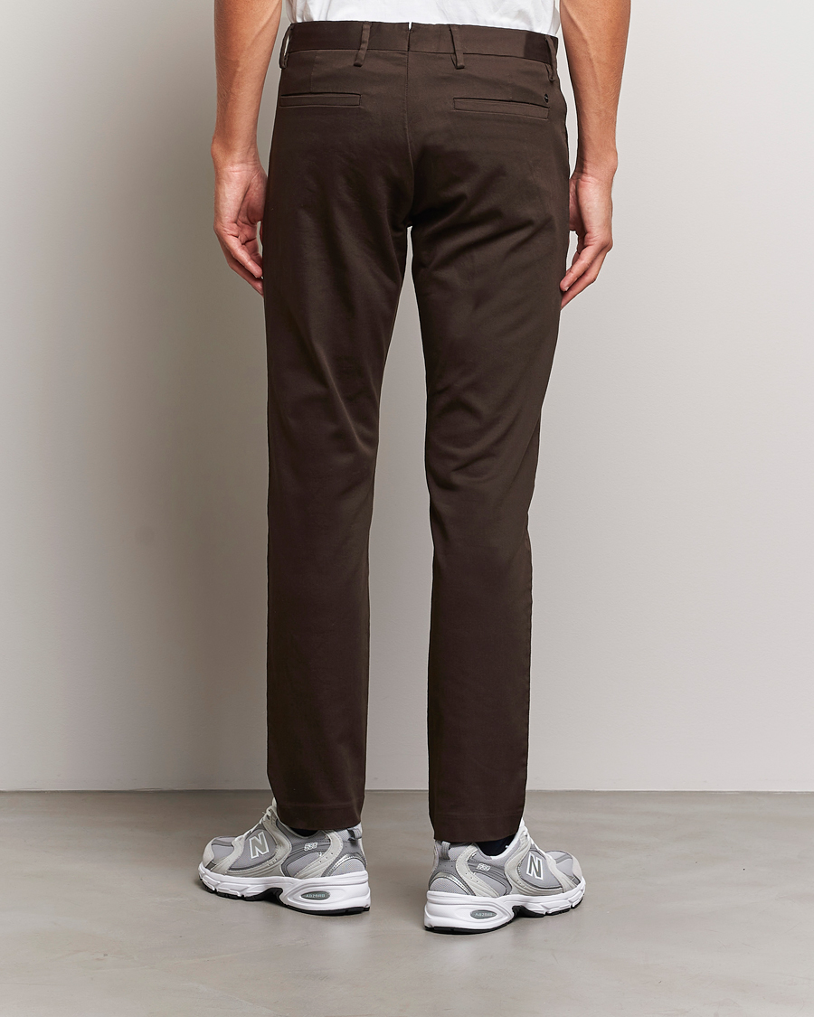 Heren | Broeken | NN07 | Theo Regular Fit Chinos Demitasse Brown