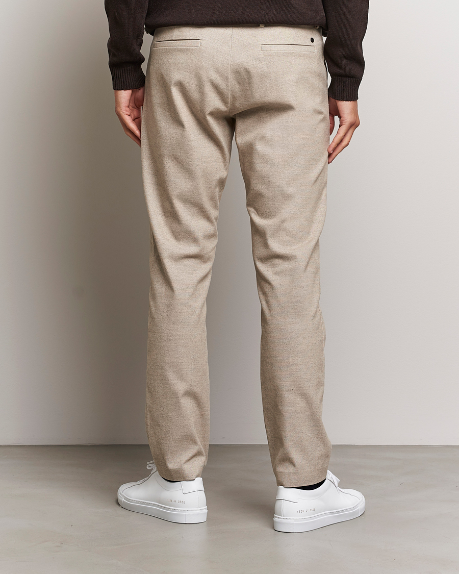 Heren | Broeken | NN07 | Theo Brushed Cotton Trousers Cement