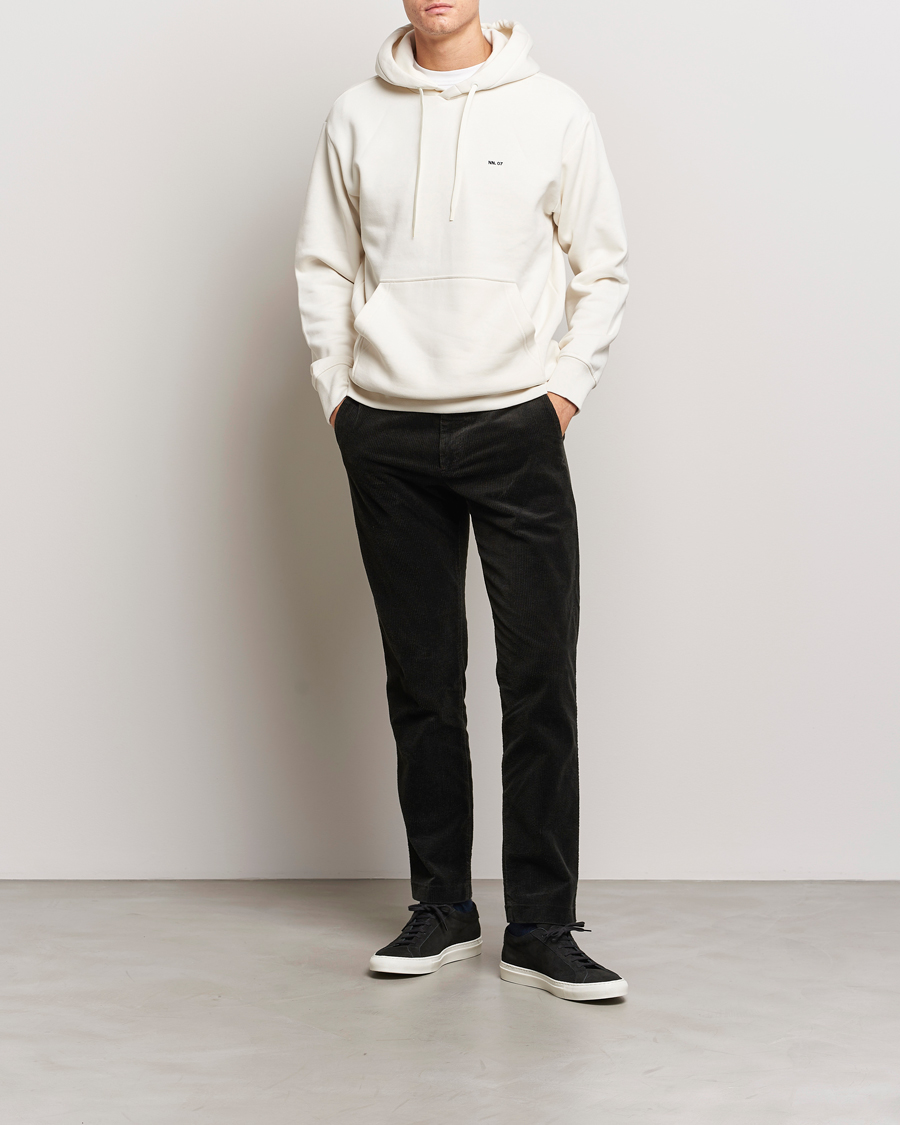 Heren | Broeken | NN07 | Theo Regular Fit Corduroy Chinos Dark Army