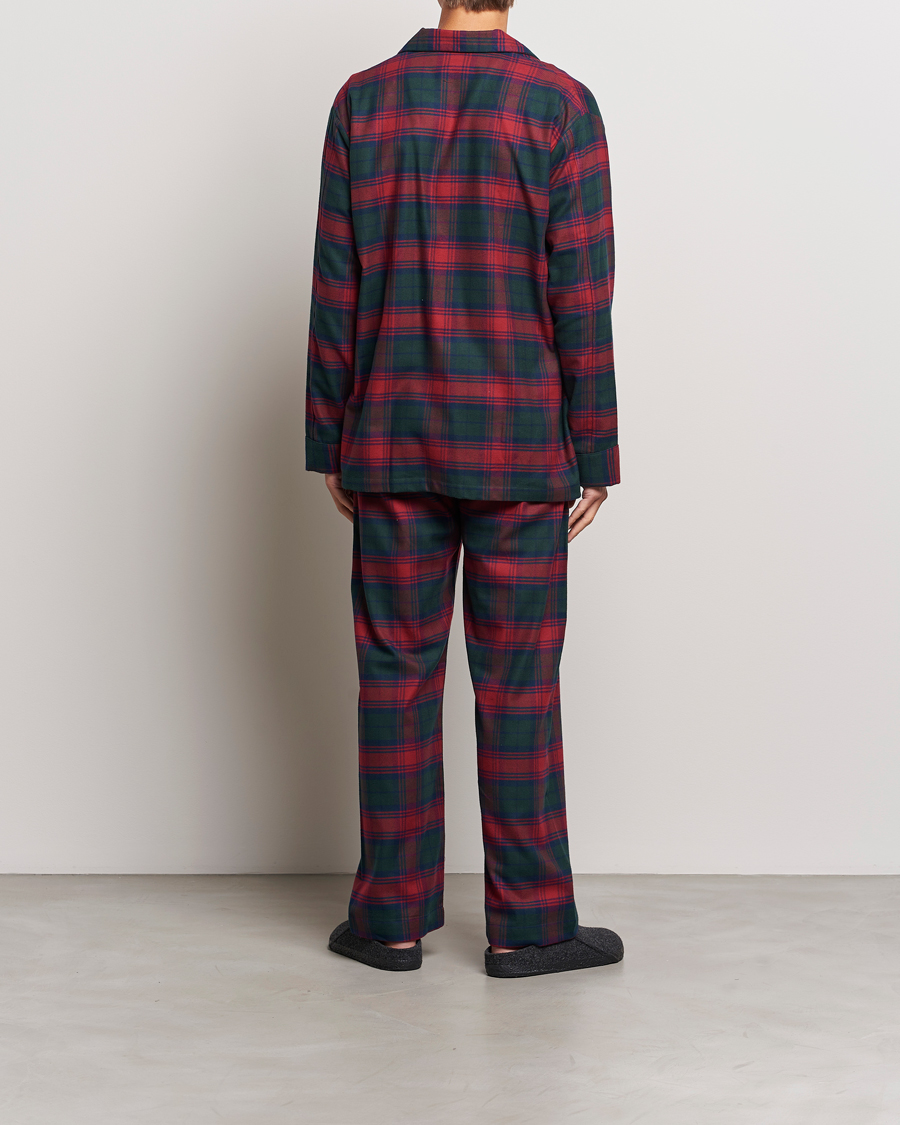 Heren | Pyjama's en gewaden | Derek Rose | Cotton Flannel Checked Pyjama Set Multi