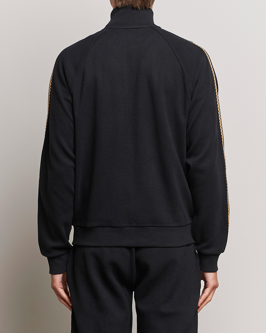 Heren | Truien | Fred Perry | Checkboard Taped Zip Through Jacket Black
