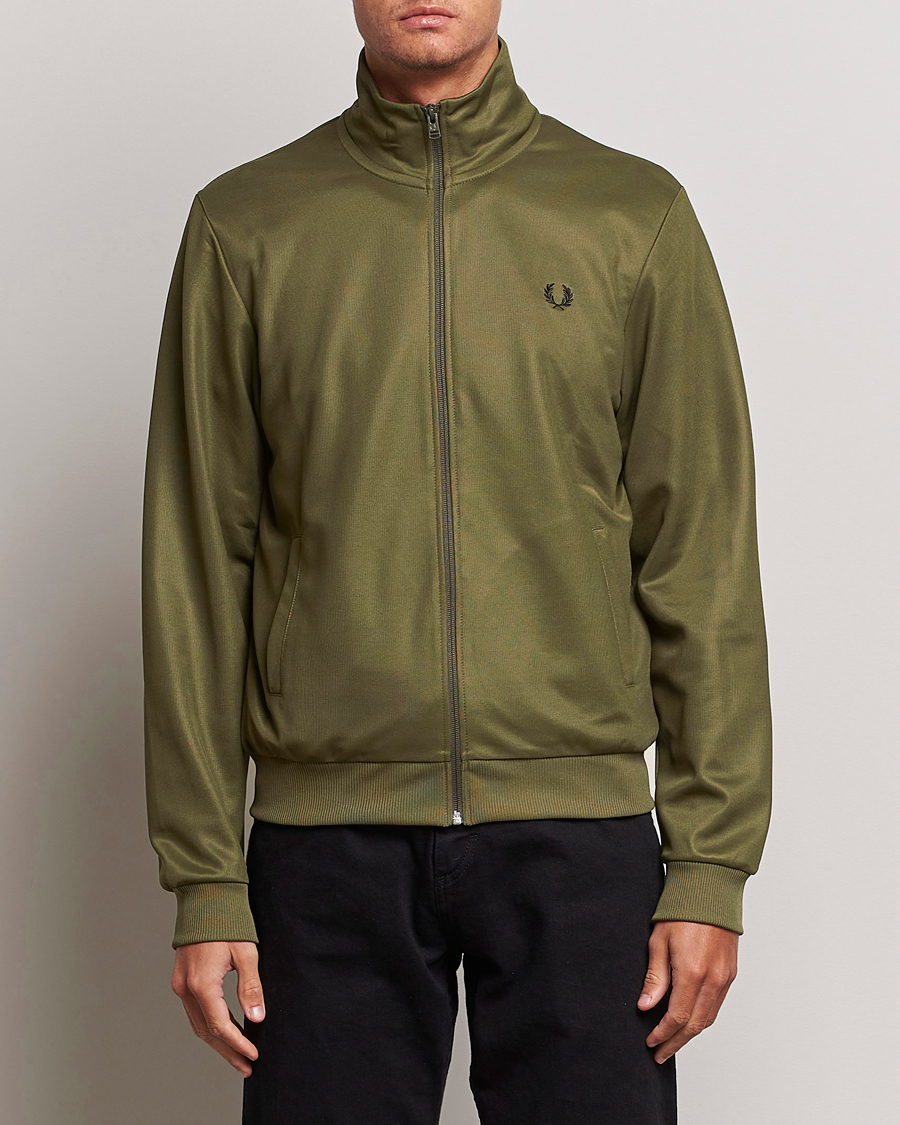 Heren | Truien | Fred Perry | Track Jacket Uniform Green