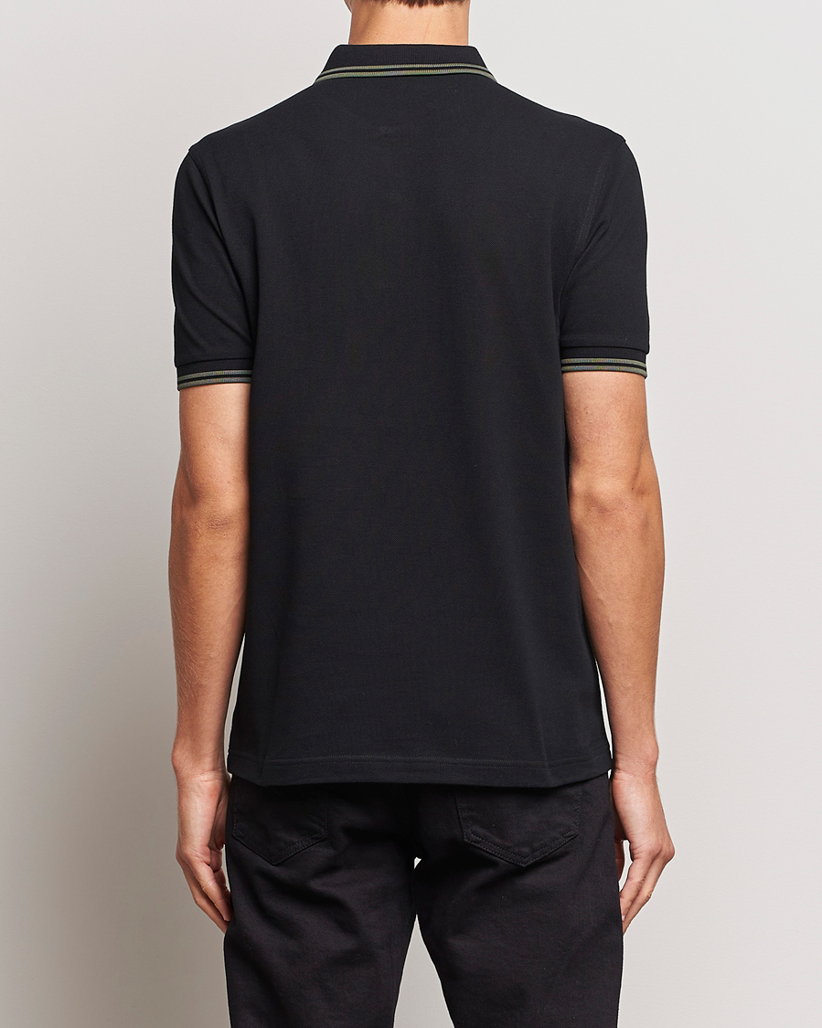 Heren | Polo's | Fred Perry | Twin Tipped Polo Shirt Black