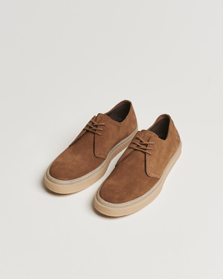 Heren | Derby schoenen | Fred Perry | Linden Suede Derby Shaded Stone